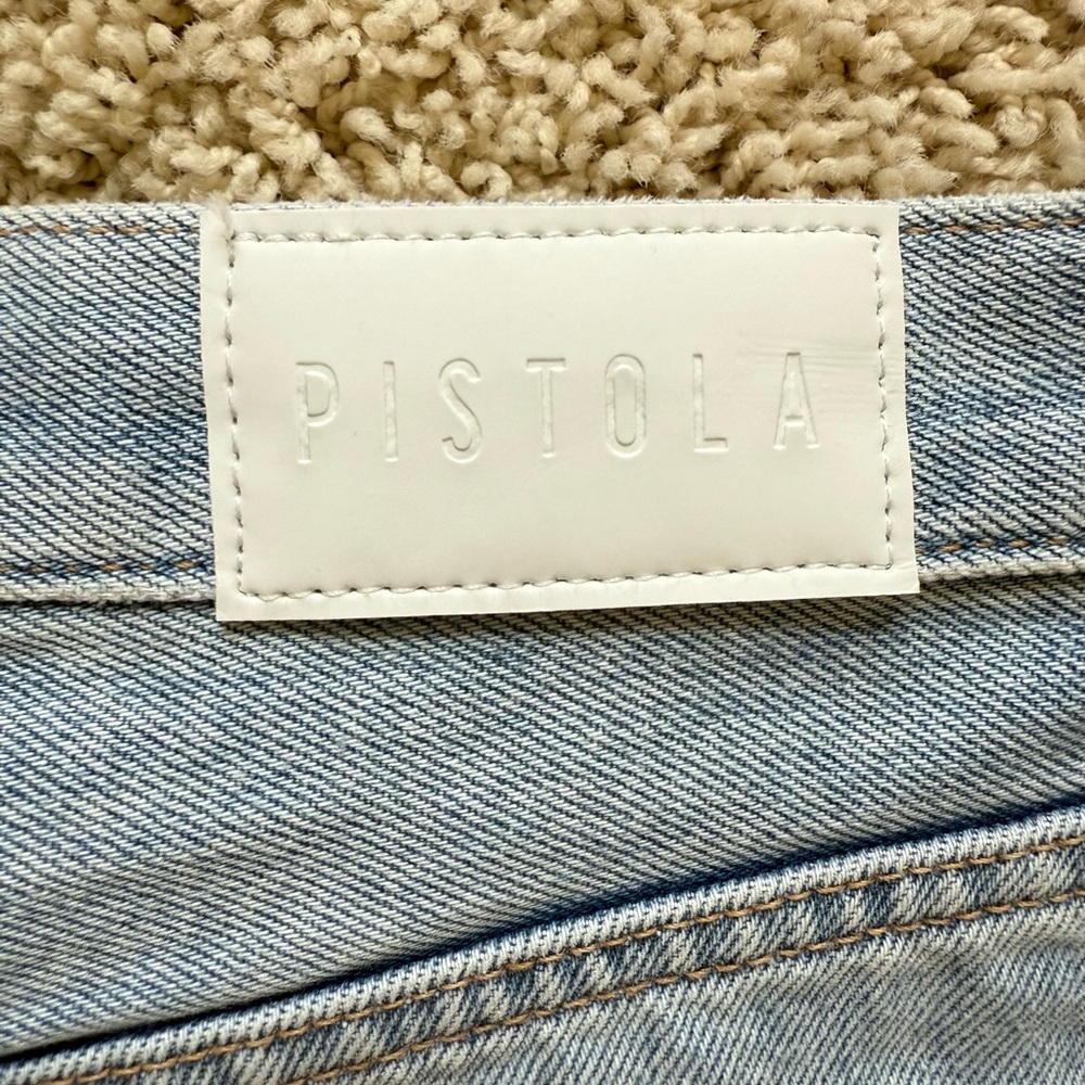 NWT Pistola Light Blue Frayed Hem Jean Shorts 25 - Picture 8 of 8